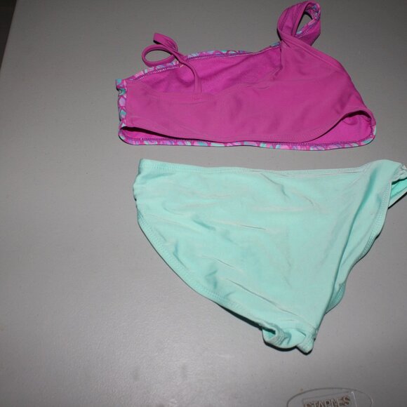 Purple & Blue 2 Pcs Wonder Nation Bikini Swimsuit Size L 10-12 - Picture 5 of 10